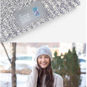 Love Your Melon Exclusive Forward Madison Flamingo Design Slouchy Beanie-OS